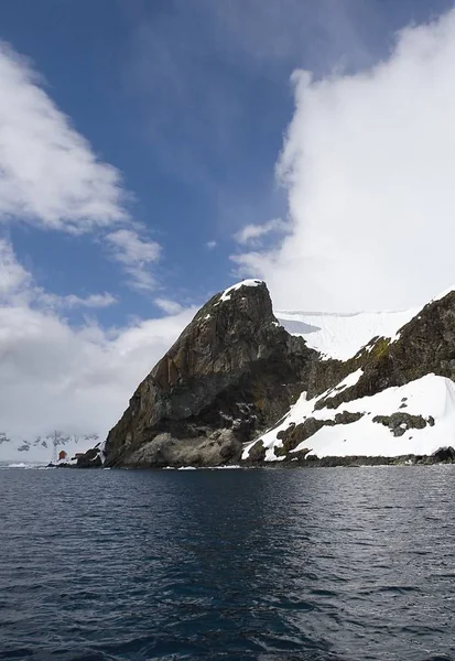 View Paradise Bay Almerante Brown Argentine Research Station — Stock Photo, Image