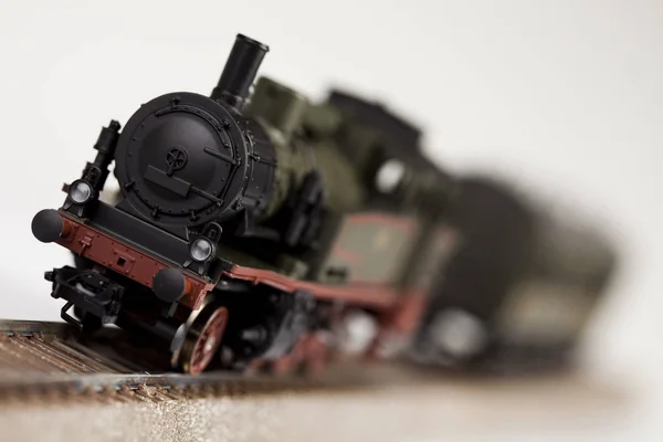 Lokomotive Konzept Buntes Spielzeug Thema — Stockfoto