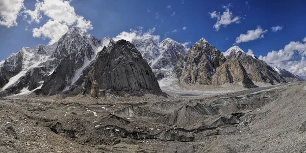 Scenisk Panorama Engilchek Breen Fjellkjeden Tian Shan Kirgisistan – stockfoto