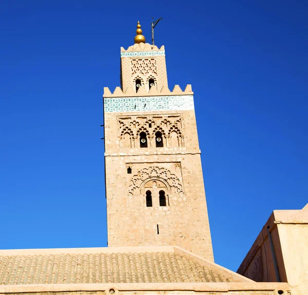 Maroc Africa Minaret Blue Sky — Stock Photo, Image