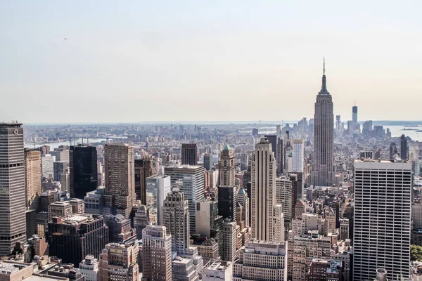 Vista Sul Paesaggio Urbano Della Bassa New York City Durante — Foto Stock