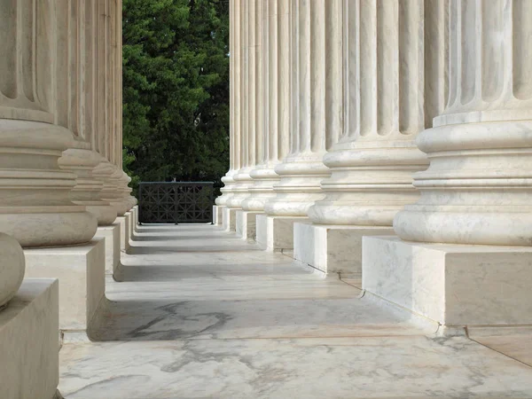 Columnas Corte Suprema Los Estados Unidos Washington — Foto de Stock