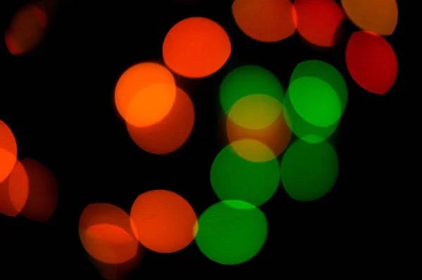 Bokeh Christmas Lights Abstract Background Коммерческого Назидательного Использования — стоковое фото