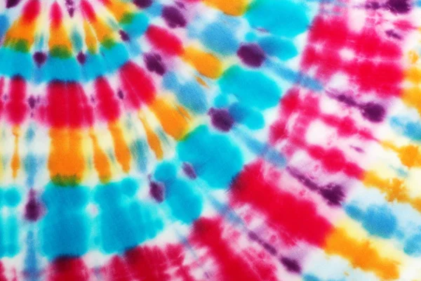 Oskärpa Tyg Tie Dye Ljusa Färger Textur Bakgrund — Stockfoto