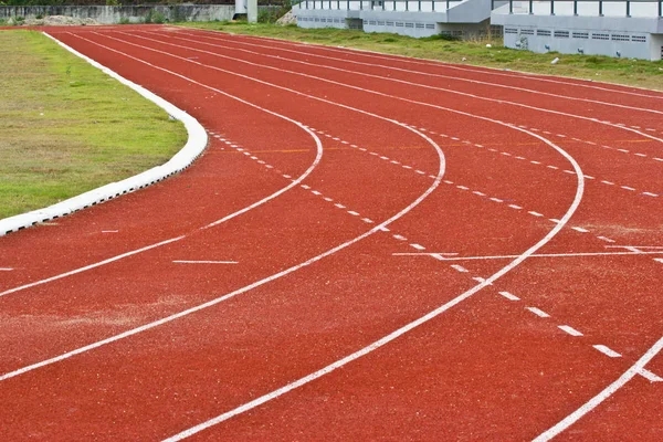 Corridas Pistas Com Números — Fotografia de Stock