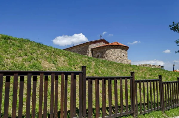 Reconstruction Medieval Church Ascension Century Bulgaria — Stock Photo, Image