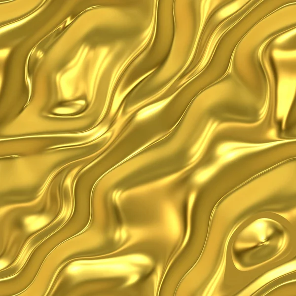 Elegant Golden Satin Silk Background Very Smooth Tile Seamlessly Pattern — Stock Photo, Image