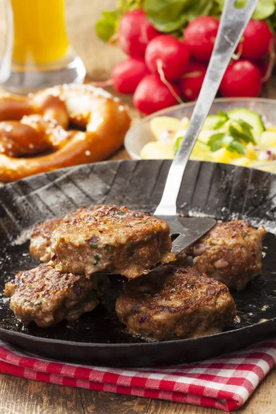 Boulettes Bavaroises Dans Une Casserole — Photo