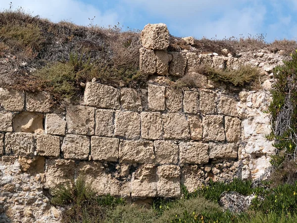 Ruinas Antigua Ciudad Romana Cesarea Israel — Foto de Stock