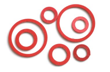 Isolated gaskets  on white background  clipart