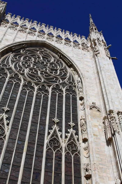 Duomo Milano Gothic Cacathedral Church Milan Italy — стокове фото