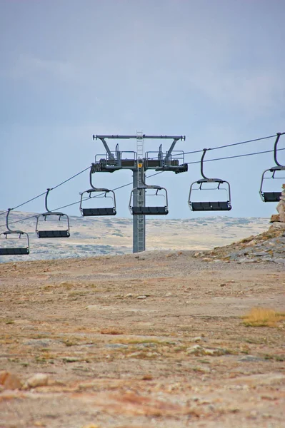 Teleférico Montaña Estrela Portugal — Foto de Stock