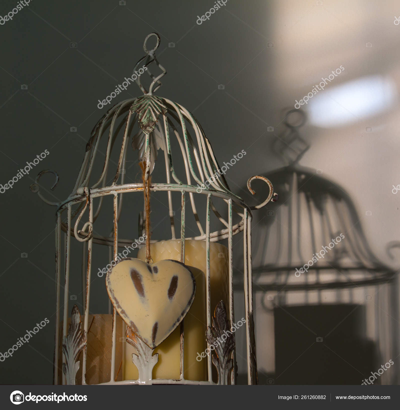 Vintage Bird Cage Interior Decor Stock Photo C Yayimages 261260882