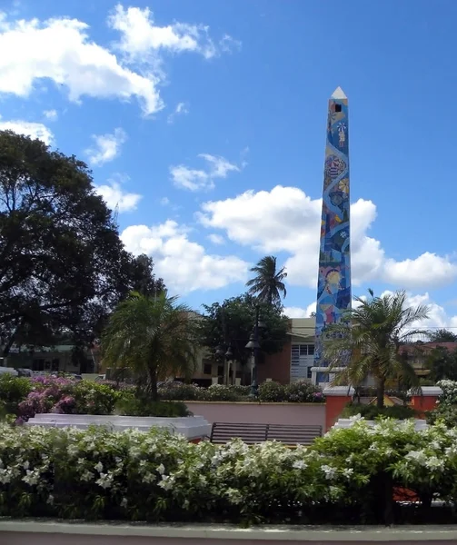 Obelisken Torget Romana Karibien — Stockfoto