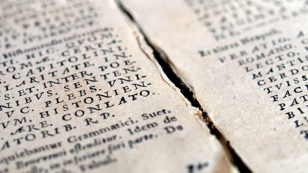 Ανοίξτε Σελίδες Από Ένα Παλιό Βιβλίο Από Έτος 1688 Αναλογία — Φωτογραφία Αρχείου
