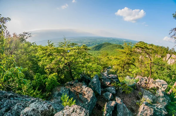 Krásná Krajina Letecké Pohledy Crowders Hory Gastonia Severní Karolína — Stock fotografie