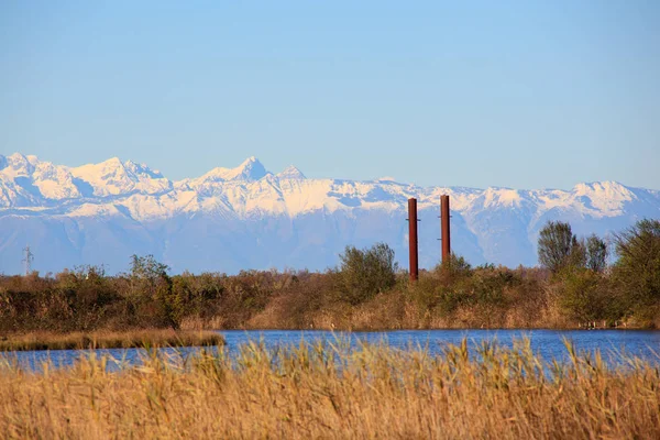 View Nature Reserve Valle Canal Novo Italy — Stock Photo, Image