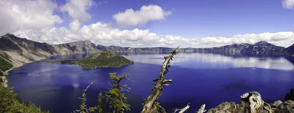 Pemandangan Panorama Dari Danau Kawah Oregon — Stok Foto