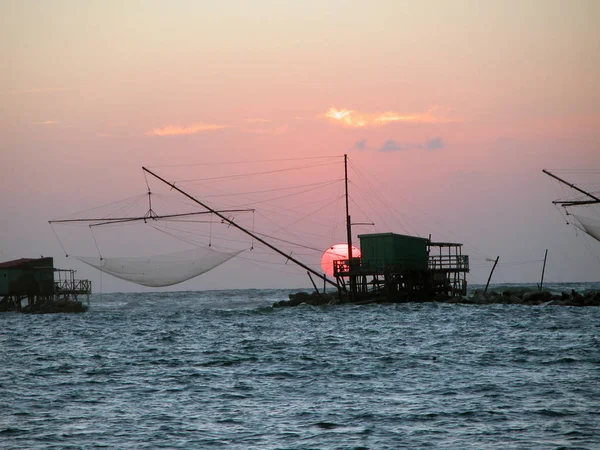 Sonnenuntergang Marina Pisa Italien Sommer 2005 — Stockfoto