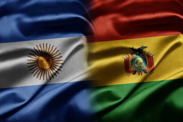 Argentina Bolivia Símbolos Nacionales — Foto de Stock