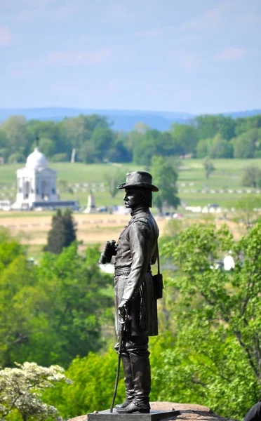 Parque Militar Nacional Gettysburg Parque Militar Nacional Gettysburg — Fotografia de Stock