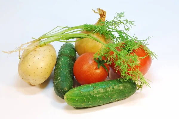 Image Colorée Nature Morte Avec Différents Légumes — Photo