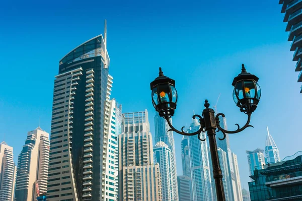 Dubai Emiratos Árabes Unidos Noviembre Edificios Gran Altura Calles Nov — Foto de Stock