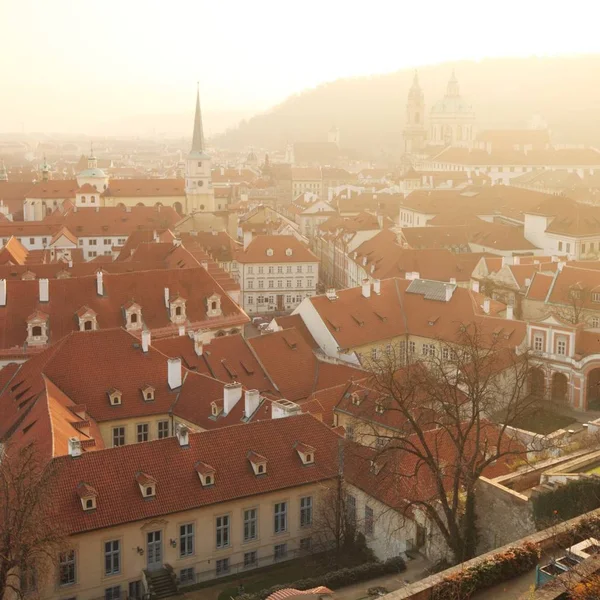 Panorama Praga Repubblica Ceca — Foto Stock