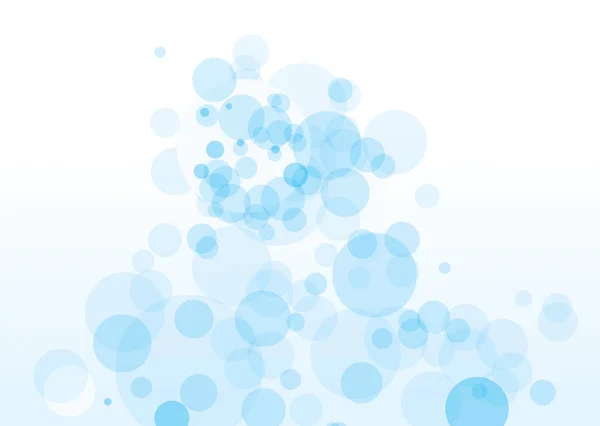 Luz Azul Bolha Fundo Com Efeito Transparente Copyspace — Fotografia de Stock