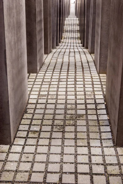 Holocaust Memorial Berlin Görünümünü — Stok fotoğraf