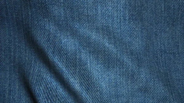Pano Jeans Ultra Realista Acenando Vento Loop Sem Costura Com — Fotografia de Stock
