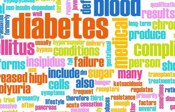 Diabete Come Condizione Medica Concetto Malattia — Foto Stock