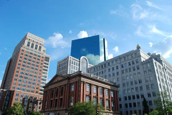 Downtown Boston Edifícios Durante Dia — Fotografia de Stock