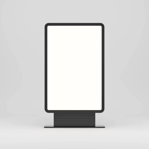 Lightboxe 孤立在白色背景 您设计的模板 — 图库照片