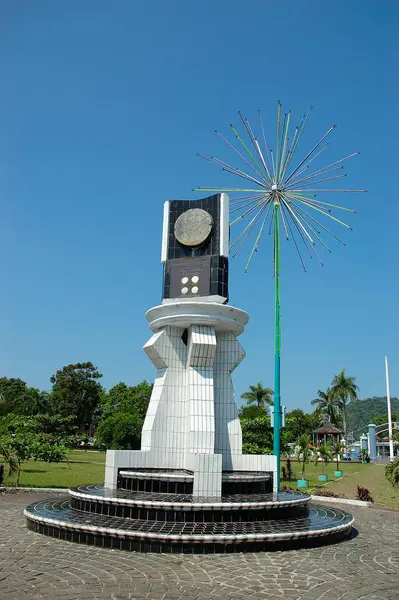 Monumento Nella Città Kuningan Che Riflettono Buona Cittadinanza — Foto Stock