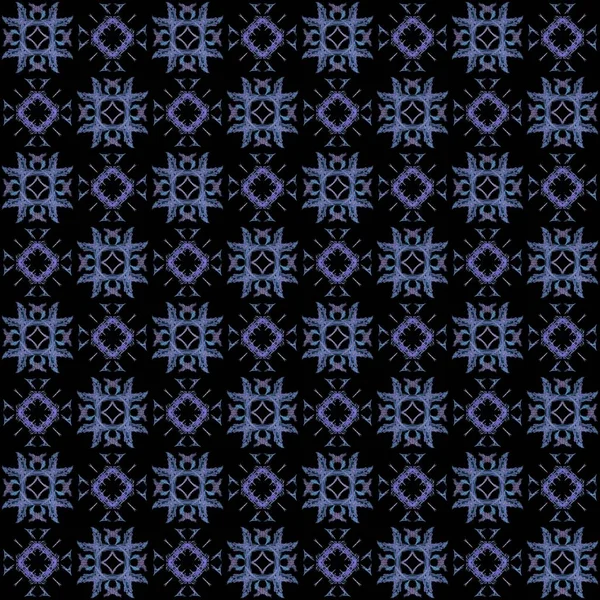 Płynna Tekstura Renderowaniem Abstrakcyjny Niebieski Wzór Fraktalnej Czarnym Tle Projektowania — Zdjęcie stockowe