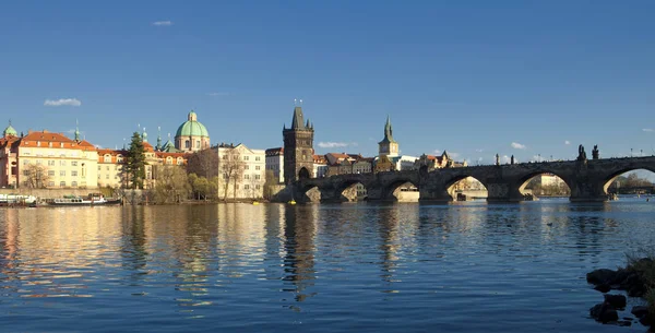 Praga República Checa Ponte Charles Torres Cidade Velha — Fotografia de Stock