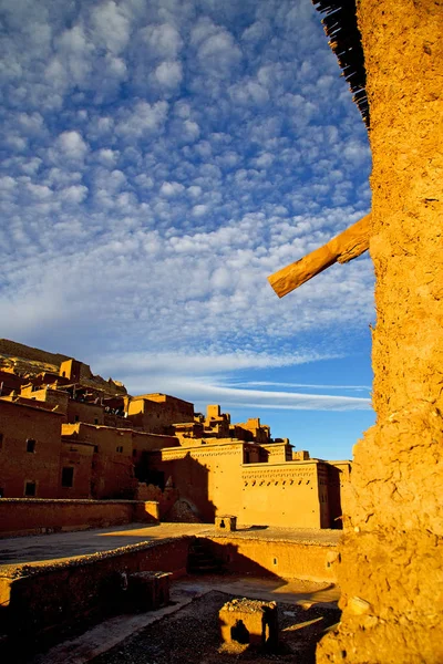 África Morocco Antiga Construção Vila Histórica — Fotografia de Stock