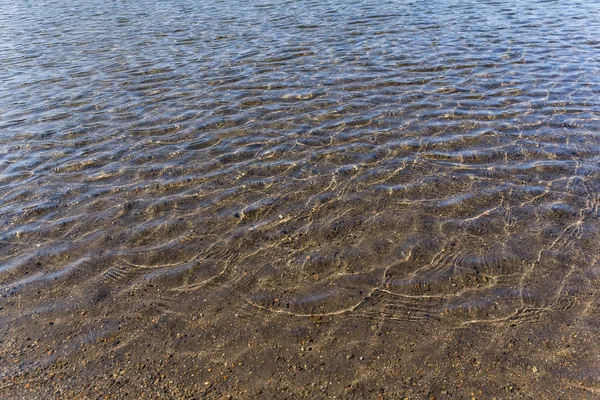 Water Oppervlak Met Golven Abstract Behang — Stockfoto