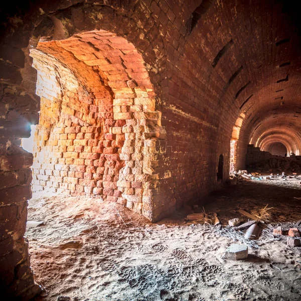 Ruinas Una Fábrica Industrial Muy Contaminada Lugar Era Conocido Como — Foto de Stock