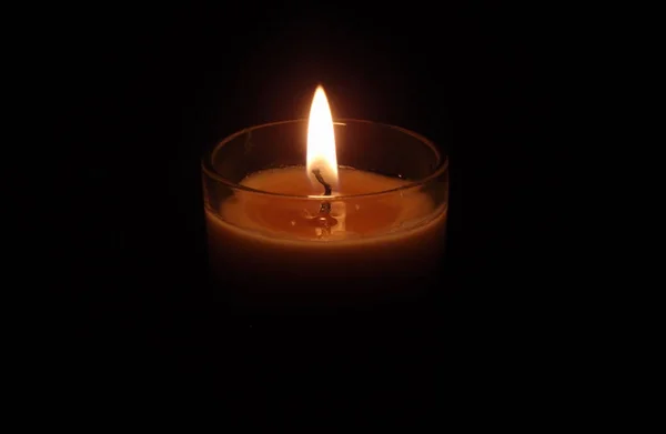 Schöne Kerze Nahsicht — Stockfoto