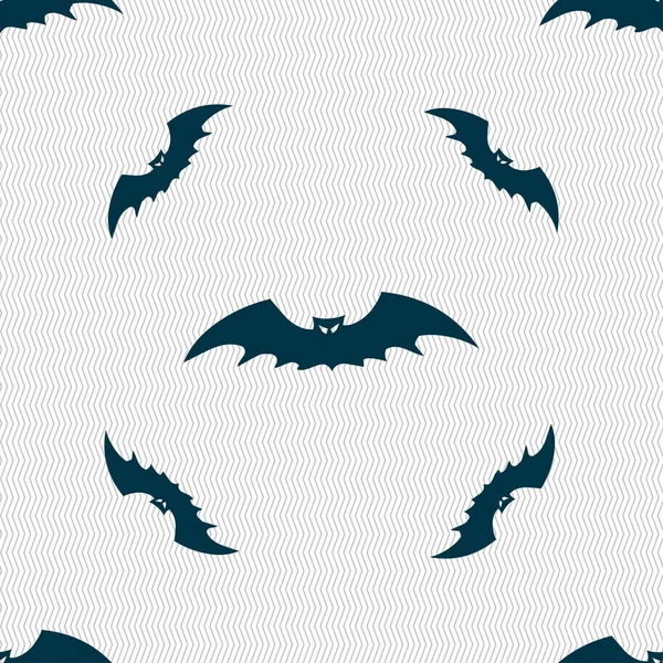 Σύμβολο Του Εικονιδίου Bat Χωρίς Ραφή Μοτίβο Γεωμετρική Υφή Εικόνα — Φωτογραφία Αρχείου