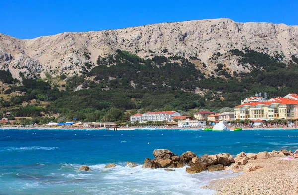 Weergave Van Baska Eiland Krk Dalmatië Kroatië — Stockfoto