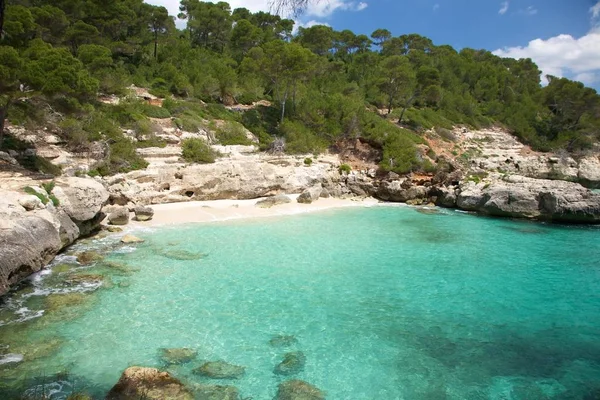 Mitjaneta Strand Van Menorca Eiland Spanje — Stockfoto