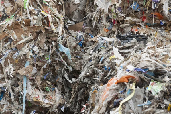 Detalhe Reciclagem Resíduos Papel — Fotografia de Stock