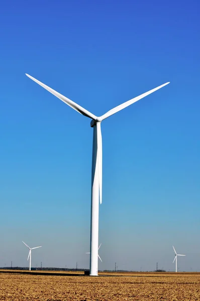 风力涡轮机 可再生能源 — 图库照片
