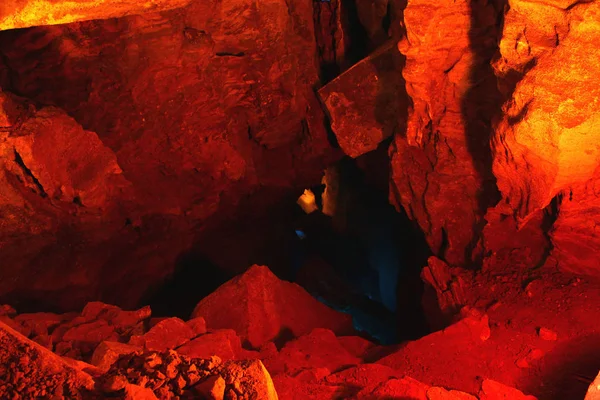 Amazing Underground Cave Formations Rickwood Caverns Alabama — Stock Photo, Image