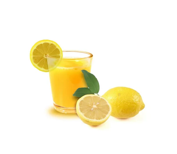 Vaso Limonada Limón —  Fotos de Stock