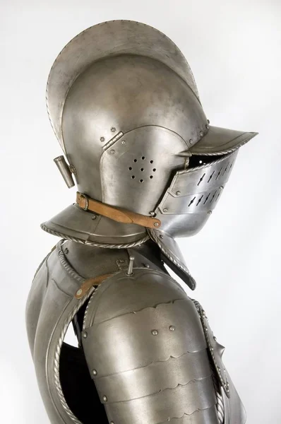 Зброя Середньовічного Лицаря Металевий Захист Солдата Від Зброї Супротивника — стокове фото