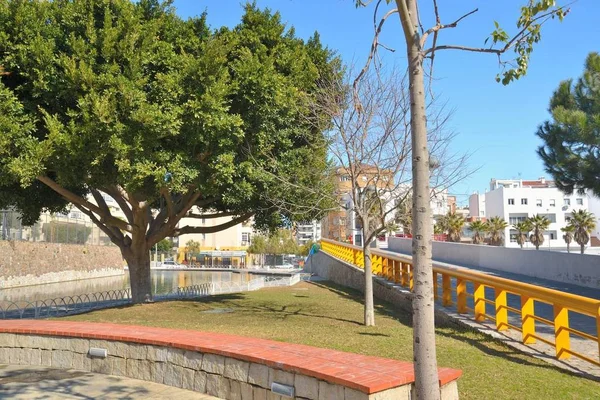 Parque Lado Oeste Málaga Situado Junto Playa — Foto de Stock